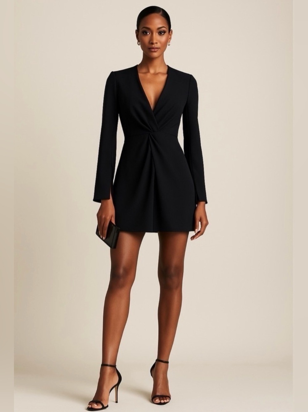 NWT INTERMIX Isabelle Twist Romper Navy Blue Size 0 Designer Cocktail